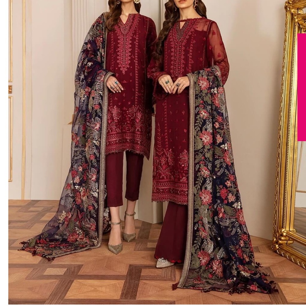 Baroque Chantelle Embroidered 3 piece suit. OPEN TO ALL OFFERS